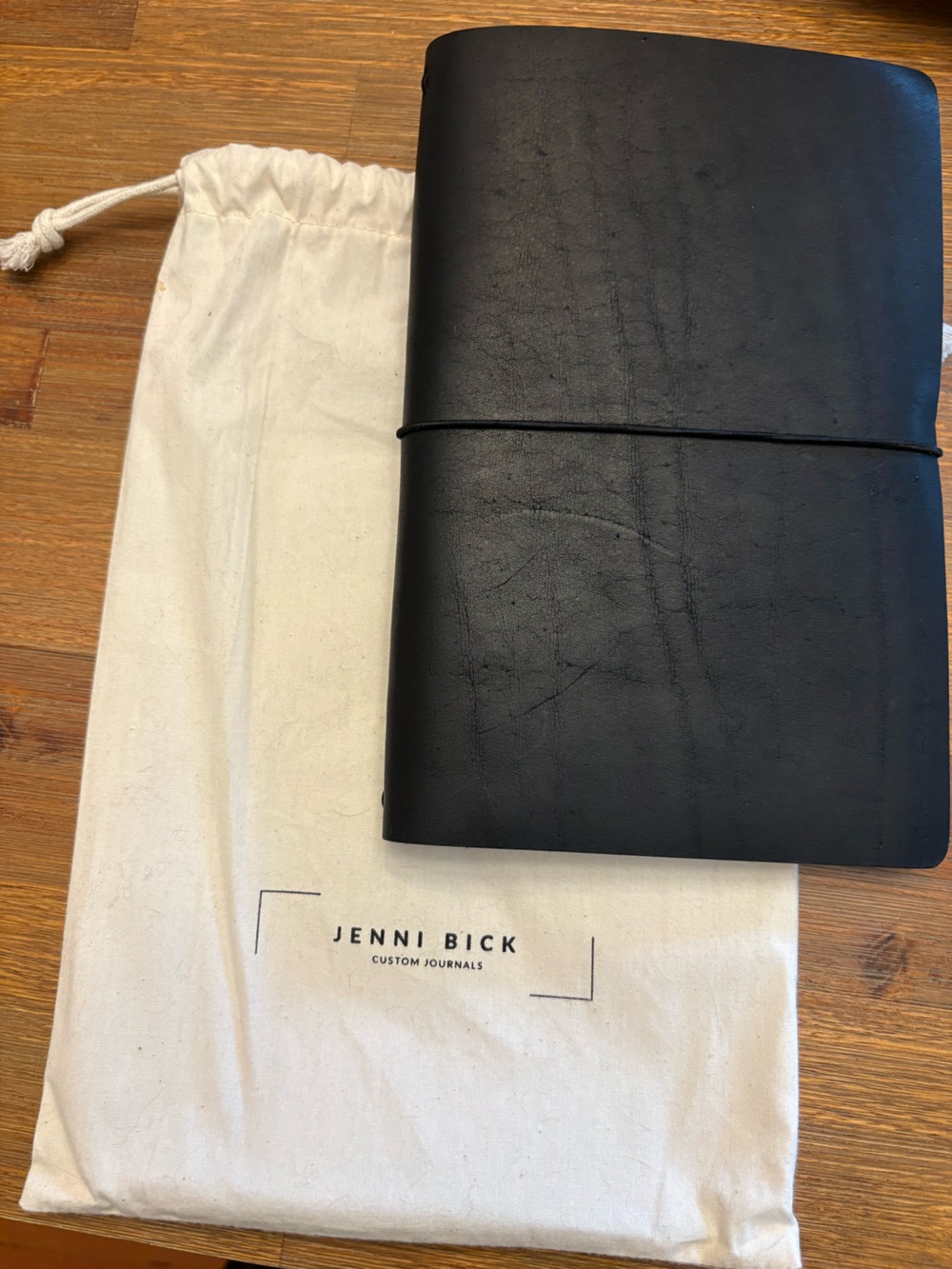 Black Leather Travel Notebook